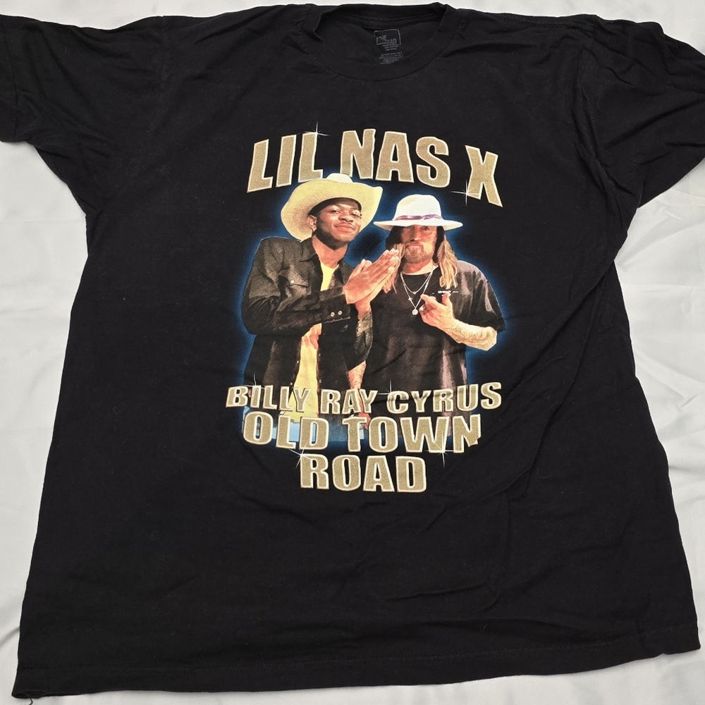 Little Nas/billy Ray Cyrus Old Town Road Tshirt Xl
